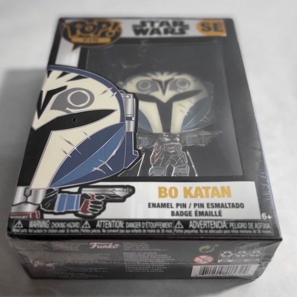 Funko Pop! Star Wars Bo Katan Enamel Pin Badge Mandalorian Collectible - Picture 3 of 6